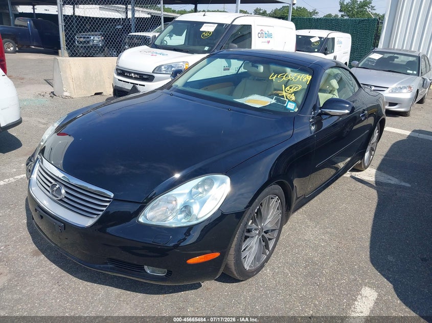 2003 Lexus Sc 430 VIN JTHFN48Y030048372 IAAI salvage auction — FRONT END, Clear (New York), sold $50 on 2026-07-21 (photo 2)