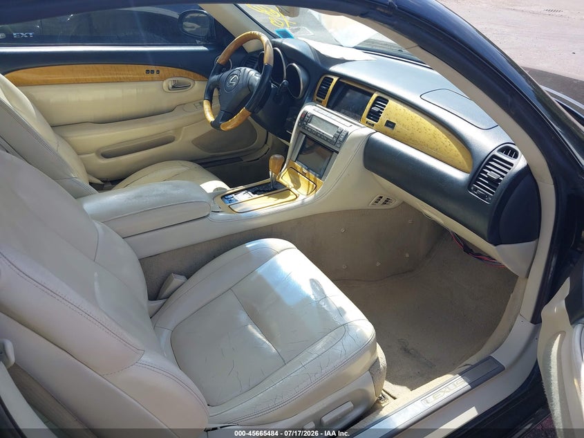 2003 Lexus Sc 430 VIN JTHFN48Y030048372 IAAI salvage auction — FRONT END, Clear (New York), sold $50 on 2026-07-21 (photo 5)