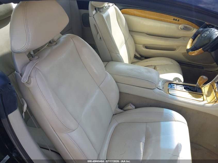 2003 Lexus Sc 430 VIN JTHFN48Y030048372 IAAI salvage auction — FRONT END, Clear (New York), sold $50 on 2026-07-21 (photo 8)