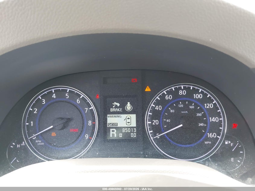 2011 Infiniti G37 VIN JN1CV6AP9BM300289 IAAI salvage auction — FRONT END, Salvage (California), sold $1,100 on 2026-07-29 (photo 7)