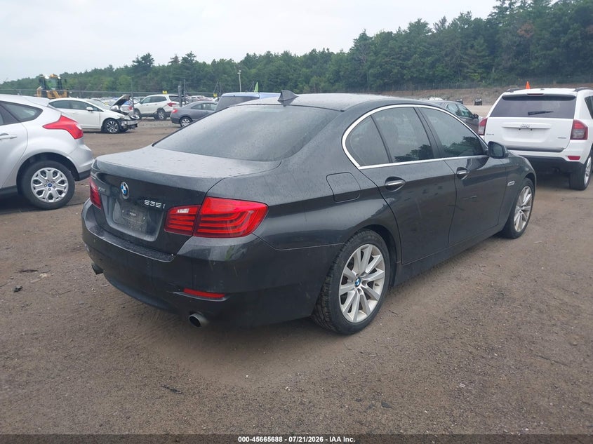 2016 BMW 5er VIN WBA5B3C51GG260205 IAAI salvage auction — UNKNOWN, Clear (Massachusetts), sold $25 on 2026-07-31 (photo 4)