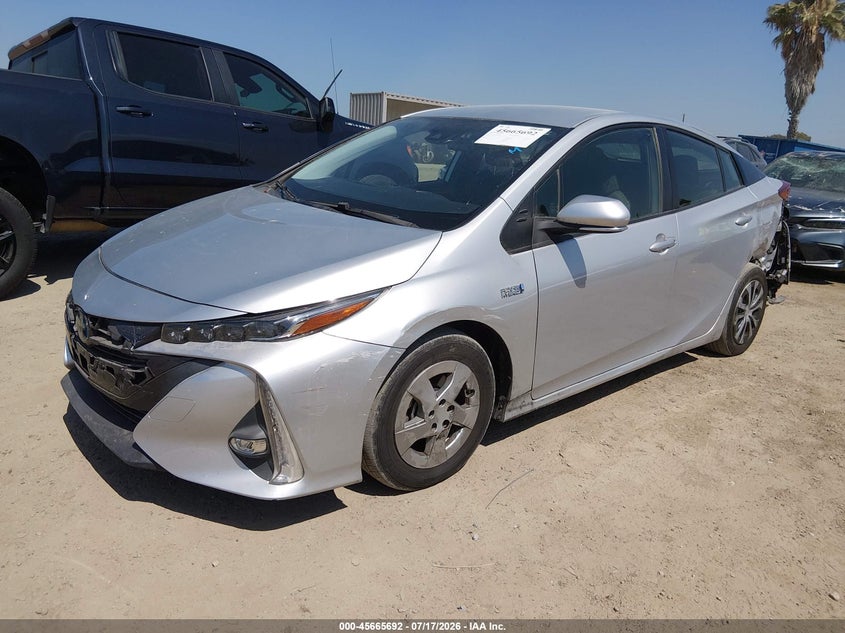 2021 Toyota Prius VIN JTDKAMFP0M3187486 IAAI salvage auction — LEFT REAR, Salvage (California), sold $1,650 on 2026-07-29 (photo 2)