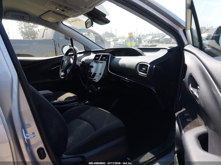 2021 Toyota Prius VIN JTDKAMFP0M3187486 IAAI salvage auction — LEFT REAR, Salvage (California), sold $1,650 on 2026-07-29 (photo 5)