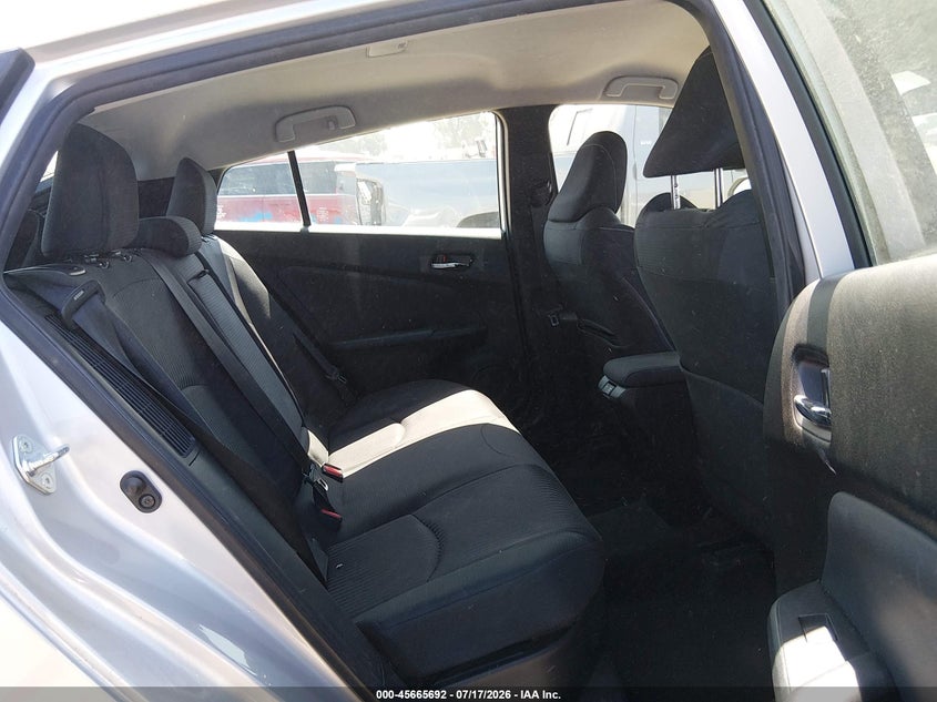 2021 Toyota Prius VIN JTDKAMFP0M3187486 IAAI salvage auction — LEFT REAR, Salvage (California), sold $1,650 on 2026-07-29 (photo 8)