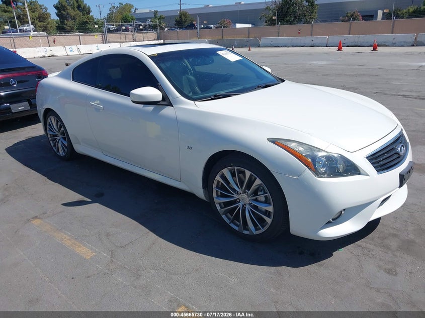 2014 Infiniti Q60 VIN JN1CV6EK1EM110330 IAAI salvage auction — NORMAL WEAR, Clear - Dealer Only (California), sold $2,150 on 2026-07-29 (photo 1)