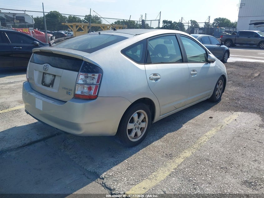 2005 Toyota Prius VIN JTDKB20U253127775 IAAI salvage auction — MECHANICAL, Clear (Florida), sold $25 on 2026-07-29 (photo 4)