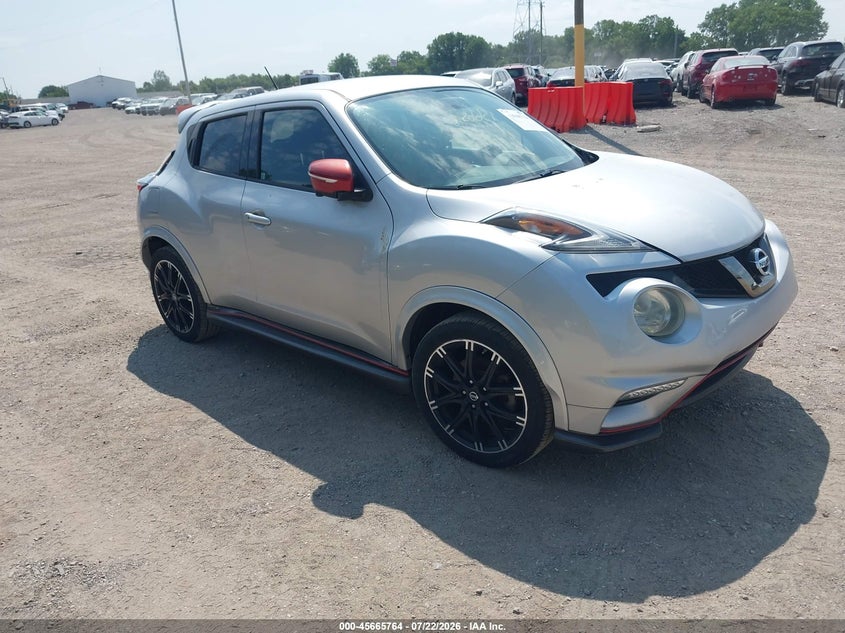 2015 Nissan Juke VIN JN8AF5MV2FT560782 IAAI salvage auction — NORMAL WEAR, Clear (Indiana), sold $125 on 2026-07-29 (photo 1)