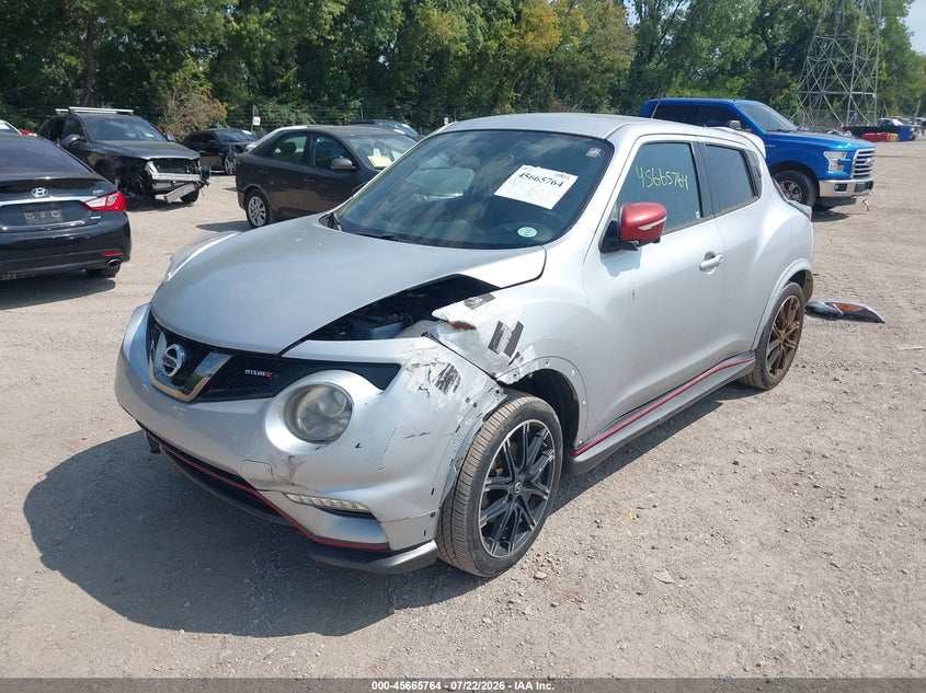2015 Nissan Juke VIN JN8AF5MV2FT560782 IAAI salvage auction — NORMAL WEAR, Clear (Indiana), sold $125 on 2026-07-29 (photo 2)
