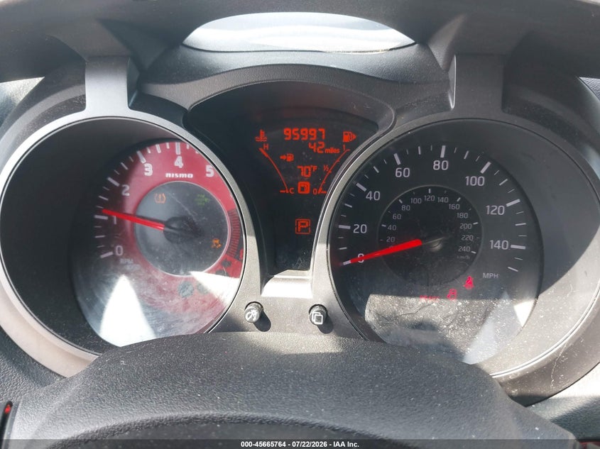 2015 Nissan Juke VIN JN8AF5MV2FT560782 IAAI salvage auction — NORMAL WEAR, Clear (Indiana), sold $125 on 2026-07-29 (photo 7)