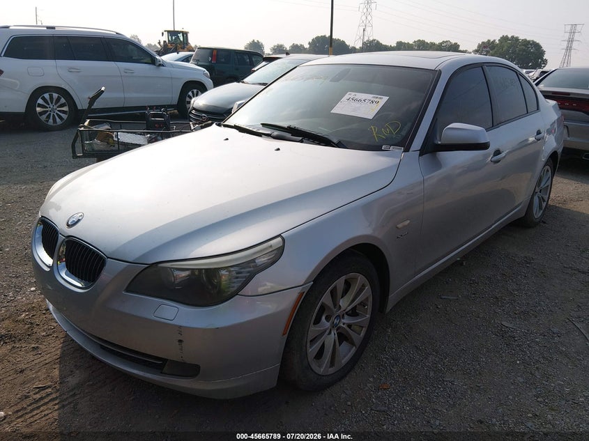 2010 BMW 5 series VIN WBANV9C54AC139998 IAAI salvage auction — NORMAL WEAR, Clear (Indiana), sold $25 on 2026-07-23 (photo 2)