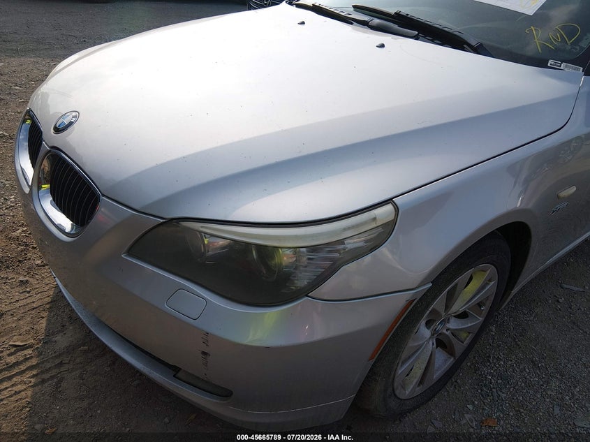 2010 BMW 5 series VIN WBANV9C54AC139998 IAAI salvage auction — NORMAL WEAR, Clear (Indiana), sold $25 on 2026-07-23 (photo 6)
