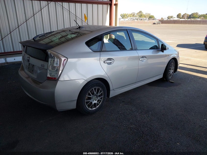 2011 Toyota Prius VIN JTDKN3DU5B5248887 IAAI salvage auction — NORMAL WEAR, Clear - Dealer Only (California), sold $2,250 on 2026-08-01 (photo 4)