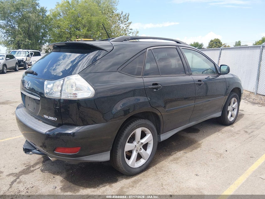 2007 Lexus Rx 350 VIN 2T2HK31U57C026220 IAAI salvage auction — NORMAL WEAR, Salvage (Texas), sold $75 on 2026-07-31 (photo 4)
