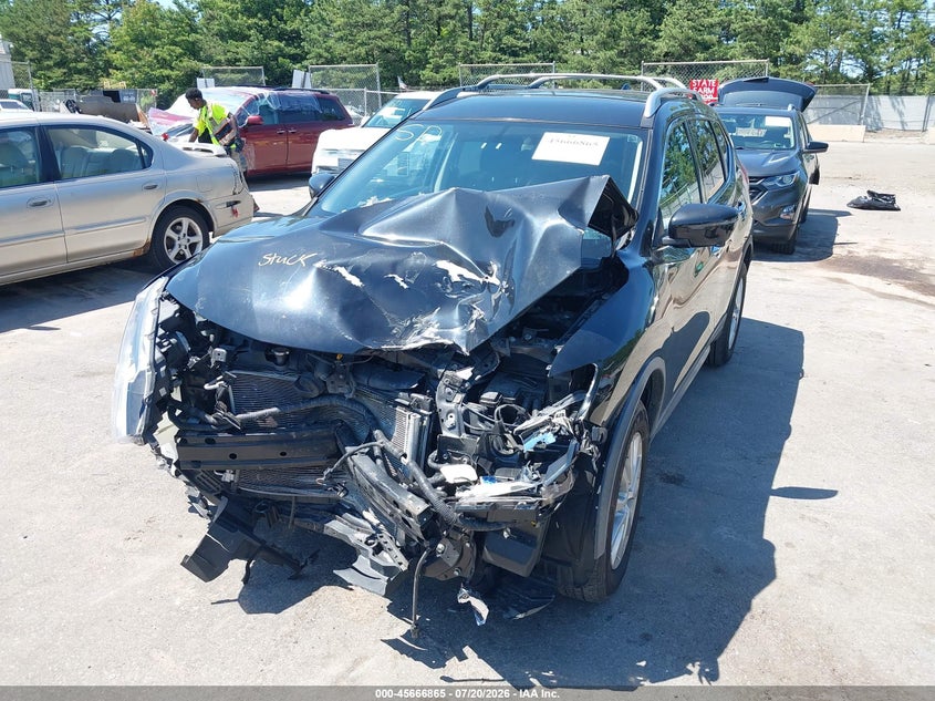 2017 Nissan Rogue VIN KNMAT2MV9HP512064 IAAI salvage auction — FRONT END, Mv-907A (New York), sold $700 on 2026-08-03 (photo 6)