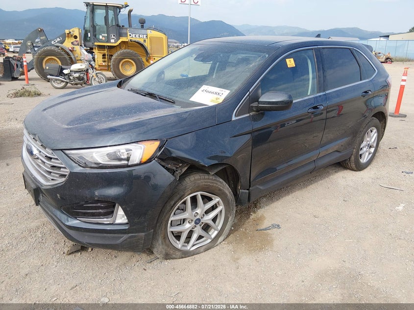 2022 Ford Edge VIN 2FMPK4J95NBA04527 IAAI salvage auction — BIO HAZARD, Salvage (Montana), sold $8,600 on 2026-08-19 (photo 2)