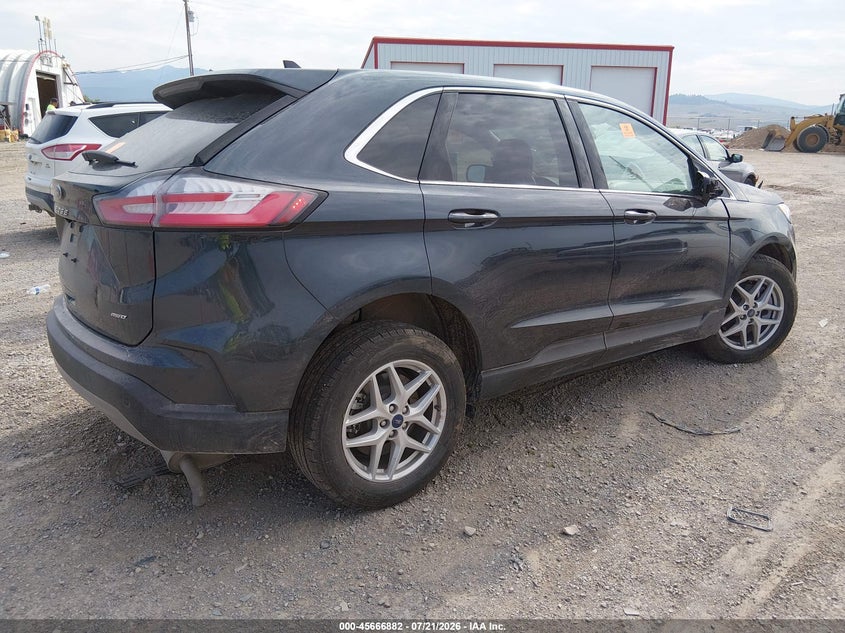 2022 Ford Edge VIN 2FMPK4J95NBA04527 IAAI salvage auction — BIO HAZARD, Salvage (Montana), sold $8,600 on 2026-08-19 (photo 4)