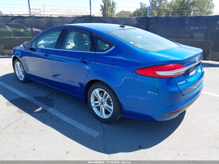2018 Ford Fusion VIN 3FA6P0UU8JR243579 IAAI salvage auction — NORMAL WEAR, Sf97 (California), sold $12,250 on 2026-07-30 (photo 3)