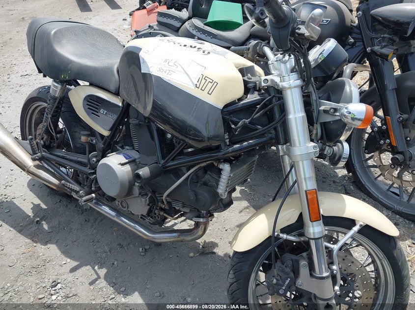 2007 Ducati Sportclassic VIN ZDM1WABP17B009053 IAAI salvage auction — UNKNOWN, Salvage Certificate (California), sold $1,350 on 2026-08-26 (photo 1)