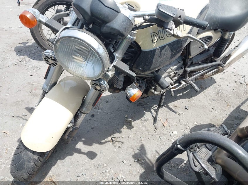2007 Ducati Sportclassic VIN ZDM1WABP17B009053 IAAI salvage auction — UNKNOWN, Salvage Certificate (California), sold $1,350 on 2026-08-26 (photo 2)