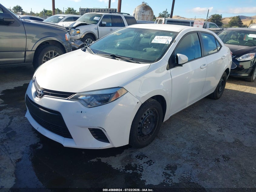 2016 Toyota Corolla VIN 5YFBURHE8GP416153 IAAI salvage auction — SIDE, Salvage Title, sold $2,150 on 2026-07-31 (photo 2)