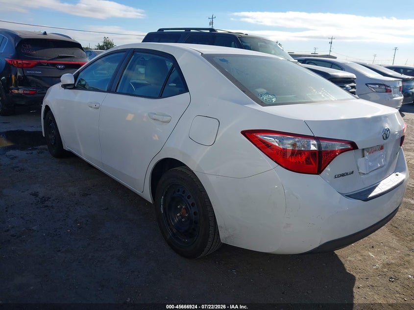 2016 Toyota Corolla VIN 5YFBURHE8GP416153 IAAI salvage auction — SIDE, Salvage Title, sold $2,150 on 2026-07-31 (photo 3)