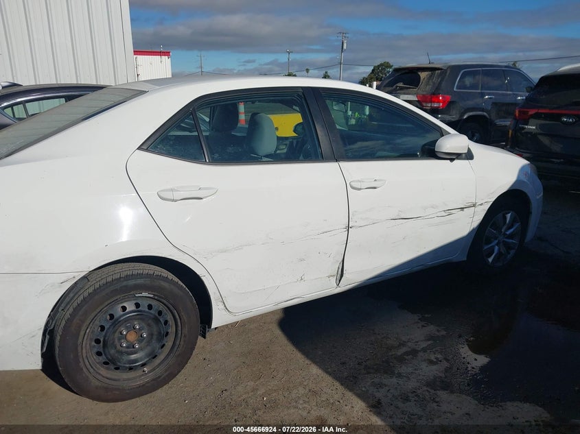 2016 Toyota Corolla VIN 5YFBURHE8GP416153 IAAI salvage auction — SIDE, Salvage Title, sold $2,150 on 2026-07-31 (photo 6)