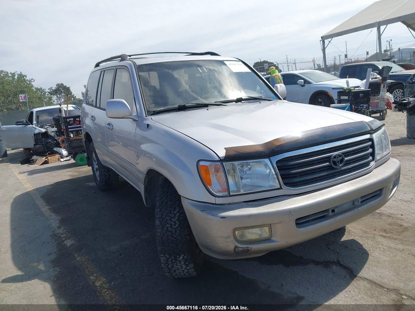 2001 Toyota Land cruiser VIN JTEHT05J712003703 IAAI salvage auction — LEFT REAR, Salvage (California), sold $525 on 2026-07-31 (photo 1)