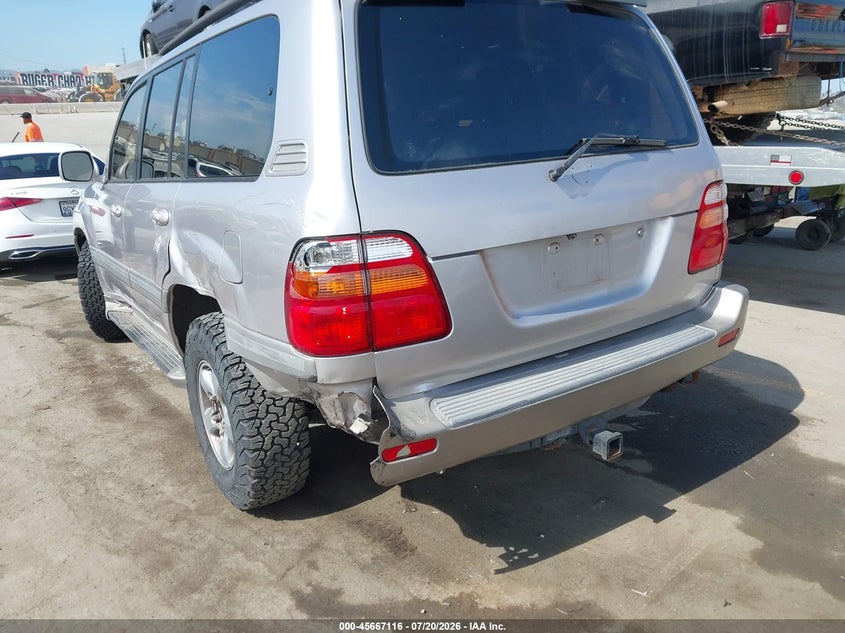 2001 Toyota Land cruiser VIN JTEHT05J712003703 IAAI salvage auction — LEFT REAR, Salvage (California), sold $525 on 2026-07-31 (photo 6)