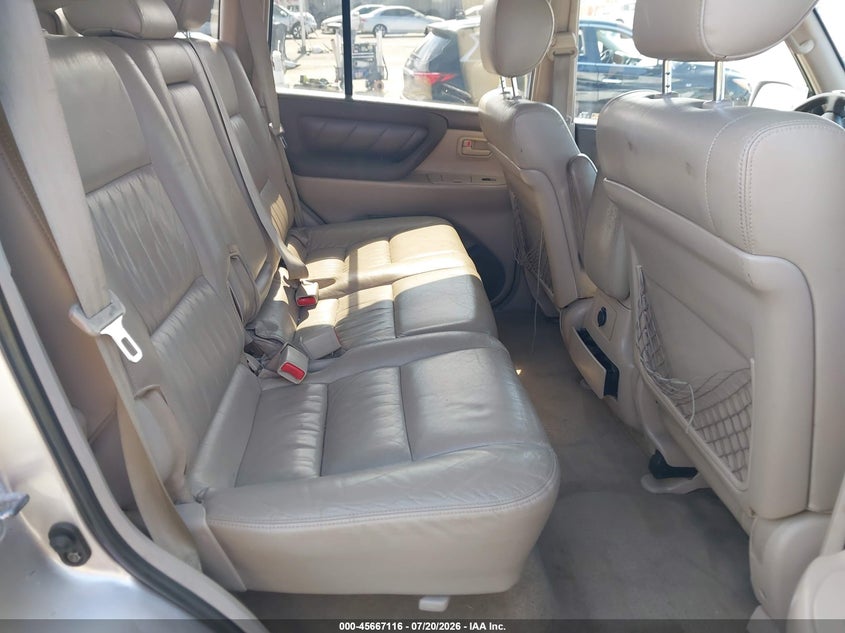 2001 Toyota Land cruiser VIN JTEHT05J712003703 IAAI salvage auction — LEFT REAR, Salvage (California), sold $525 on 2026-07-31 (photo 8)