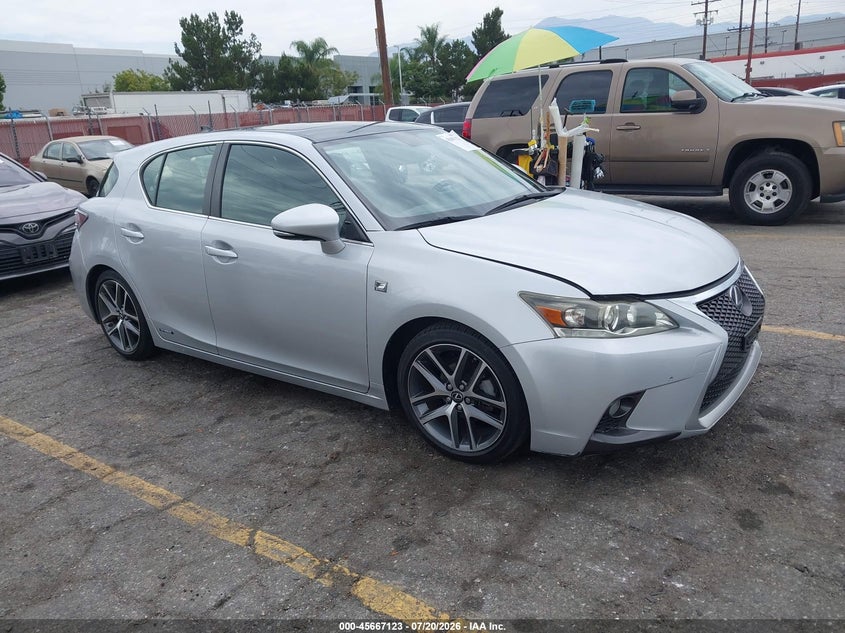 2014 Lexus Ct VIN JTHKD5BH2E2198894 IAAI salvage auction — REAR END, Salvage (California), sold $2,500 on 2026-07-28 (photo 1)