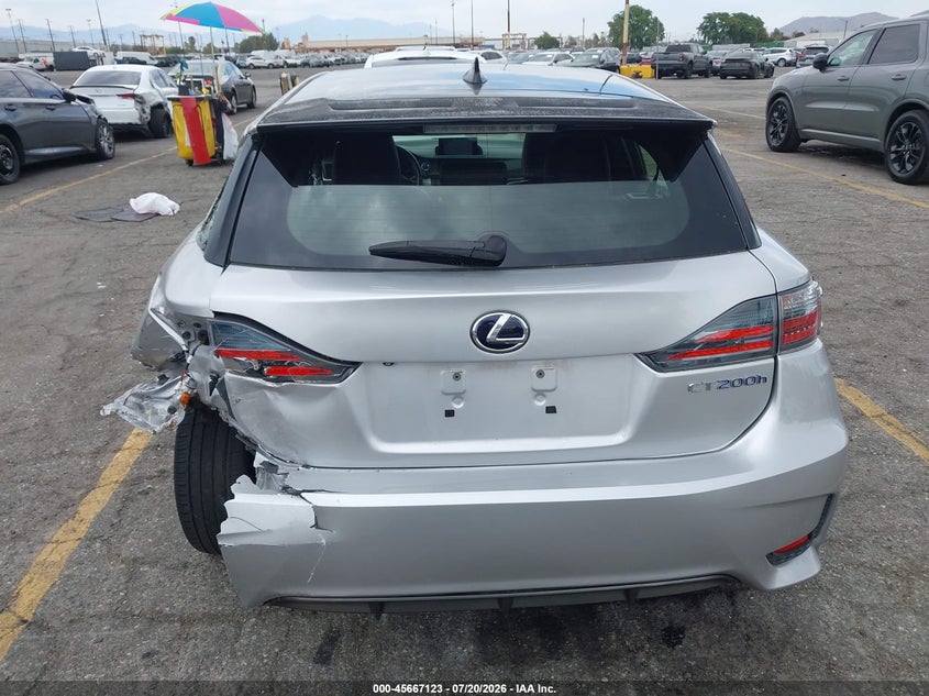 2014 Lexus Ct VIN JTHKD5BH2E2198894 IAAI salvage auction — REAR END, Salvage (California), sold $2,500 on 2026-07-28 (photo 6)