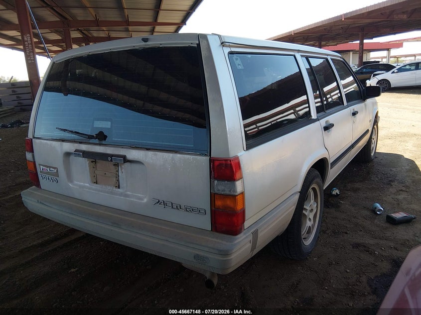 1991 Volvo 740 VIN YV1FA8756M2327434 IAAI salvage auction — NORMAL WEAR, Clear (Arizona), sold $300 on 2026-07-28 (photo 4)