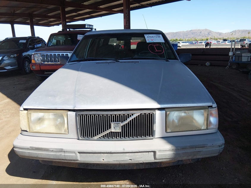 1991 Volvo 740 VIN YV1FA8756M2327434 IAAI salvage auction — NORMAL WEAR, Clear (Arizona), sold $300 on 2026-07-28 (photo 6)