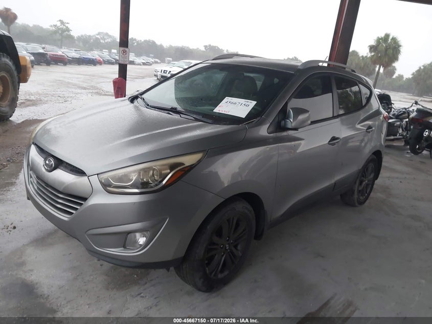 2015 Hyundai Tucson VIN KM8JU3AG8FU089206 IAAI salvage auction — NORMAL WEAR, Clear (Florida), sold $625 on 2026-07-28 (photo 2)