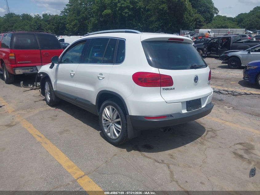 2015 Volkswagen Tiguan VIN WVGBV7AX6FW537861 IAAI salvage auction — FRONT END, Salvage (Georgia), sold $1,600 on 2026-08-19 (photo 3)
