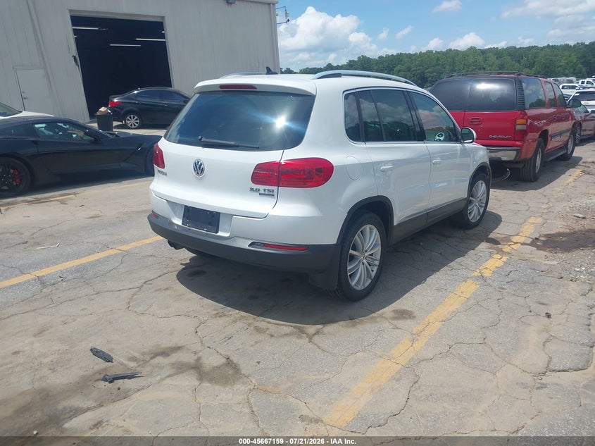 2015 Volkswagen Tiguan VIN WVGBV7AX6FW537861 IAAI salvage auction — FRONT END, Salvage (Georgia), sold $1,600 on 2026-08-19 (photo 4)
