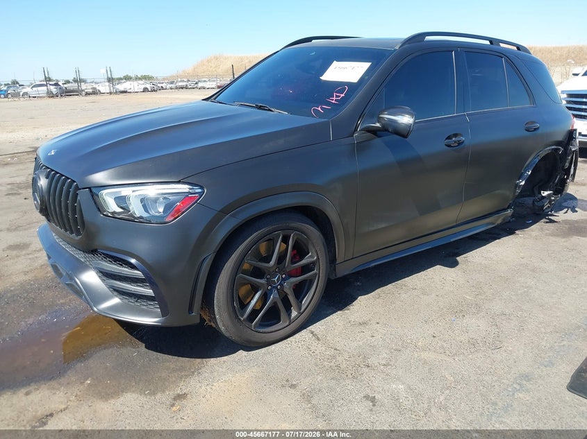 2021 Mercedes-Benz GLE-Class VIN 4JGFB6BB4MA297839 IAAI salvage auction — Rear End, Salvage (California), sold $22,600 on 2026-09-04 (photo 2)
