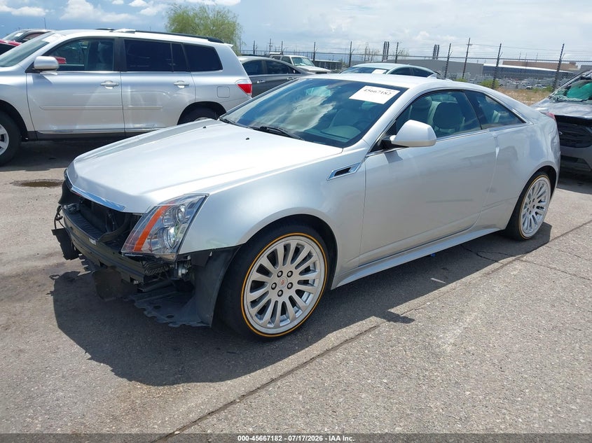 2012 Cadillac Cts VIN 1G6DA1E37C0105469 IAAI salvage auction — FRONT END, Salvage Title, sold $875 on 2026-09-26 (photo 2)