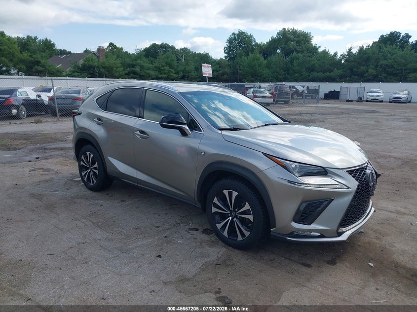 2019 Lexus Nx VIN JTJBARBZ7K2211965 — IAAI salvage auction photo