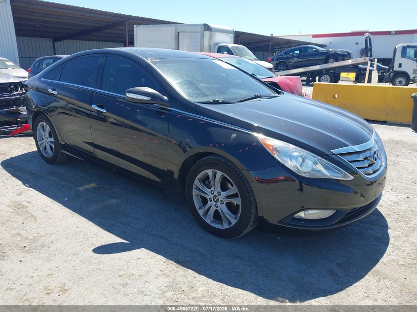 2011 Hyundai Sonata VIN 5NPEC4AC1BH063143 IAAI salvage auction — REAR END, Salvage (California), sold $825 on 2026-08-01 (photo 1)