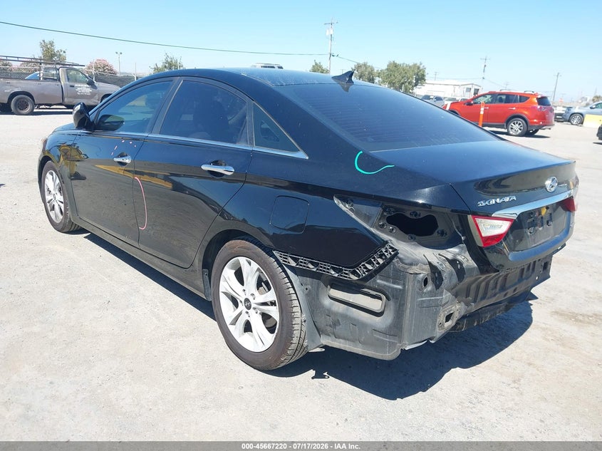 2011 Hyundai Sonata VIN 5NPEC4AC1BH063143 IAAI salvage auction — REAR END, Salvage (California), sold $825 on 2026-08-01 (photo 3)