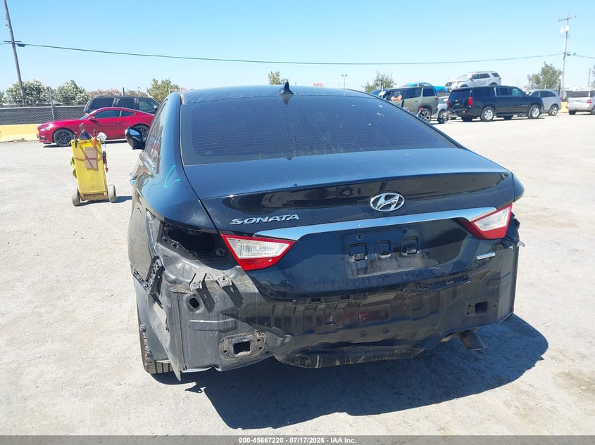 2011 Hyundai Sonata VIN 5NPEC4AC1BH063143 IAAI salvage auction — REAR END, Salvage (California), sold $825 on 2026-08-01 (photo 6)
