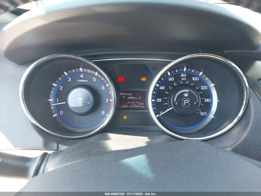 2011 Hyundai Sonata VIN 5NPEC4AC1BH063143 IAAI salvage auction — REAR END, Salvage (California), sold $825 on 2026-08-01 (photo 7)