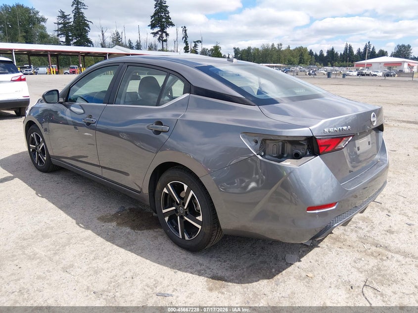 2024 Nissan Sentra VIN 3N1AB8CV4RY348829 IAAI salvage auction — SIDE, Salvage Title, sold $11,650 on 2026-07-22 (photo 3)