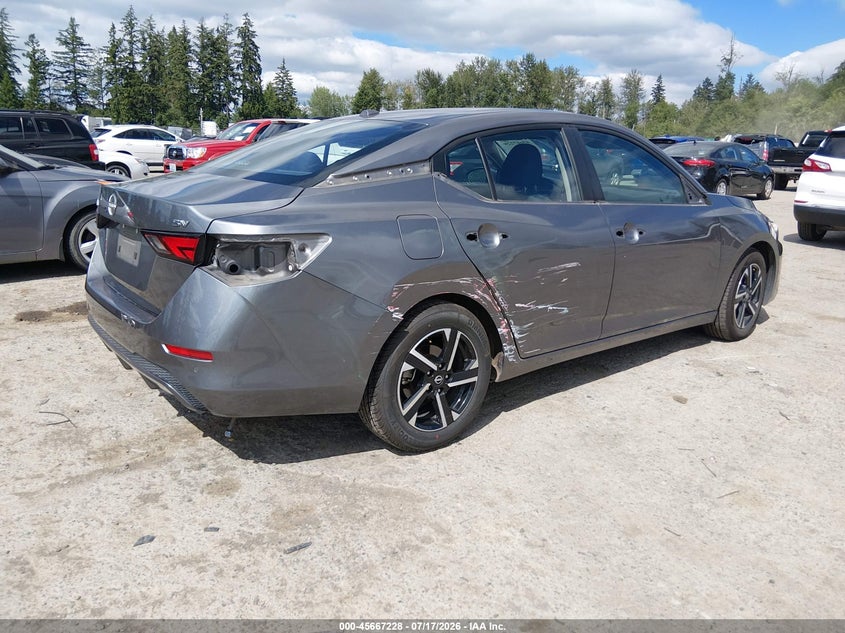 2024 Nissan Sentra VIN 3N1AB8CV4RY348829 IAAI salvage auction — SIDE, Salvage Title, sold $11,650 on 2026-07-22 (photo 4)