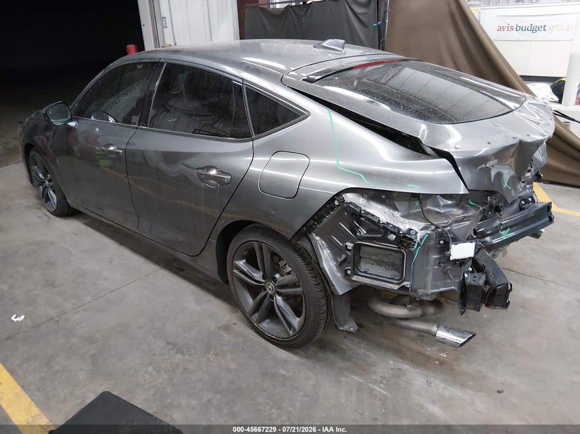 2025 Acura Integra VIN 19UDE4G71SA004702 IAAI salvage auction — REAR END, Salvage (Arizona), sold $11,125 on 2026-08-18 (photo 3)