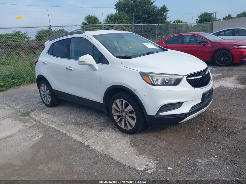 2017 Buick Encore VIN KL4CJASB5HB126444 IAAI salvage auction — NORMAL WEAR, Clear (Florida), sold $25 on 2026-07-22 (photo 1)
