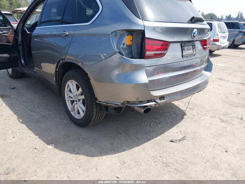 2015 BMW X5 VIN 5UXKS4C50F0N10390 IAAI salvage auction — REAR END, Bill Of Sale (Washington), sold $10,100 on 2026-08-01 (photo 6)