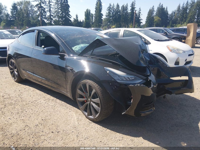 2019 Tesla Model 3 VIN 5YJ3E1EB4KF425675 IAAI salvage auction — NORMAL WEAR, Clear (Washington), sold $25 on 2026-07-29 (photo 1)