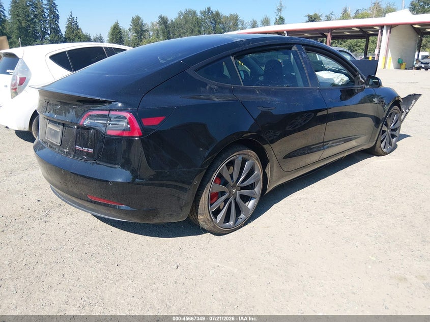 2019 Tesla Model 3 VIN 5YJ3E1EB4KF425675 IAAI salvage auction — NORMAL WEAR, Clear (Washington), sold $25 on 2026-07-29 (photo 4)